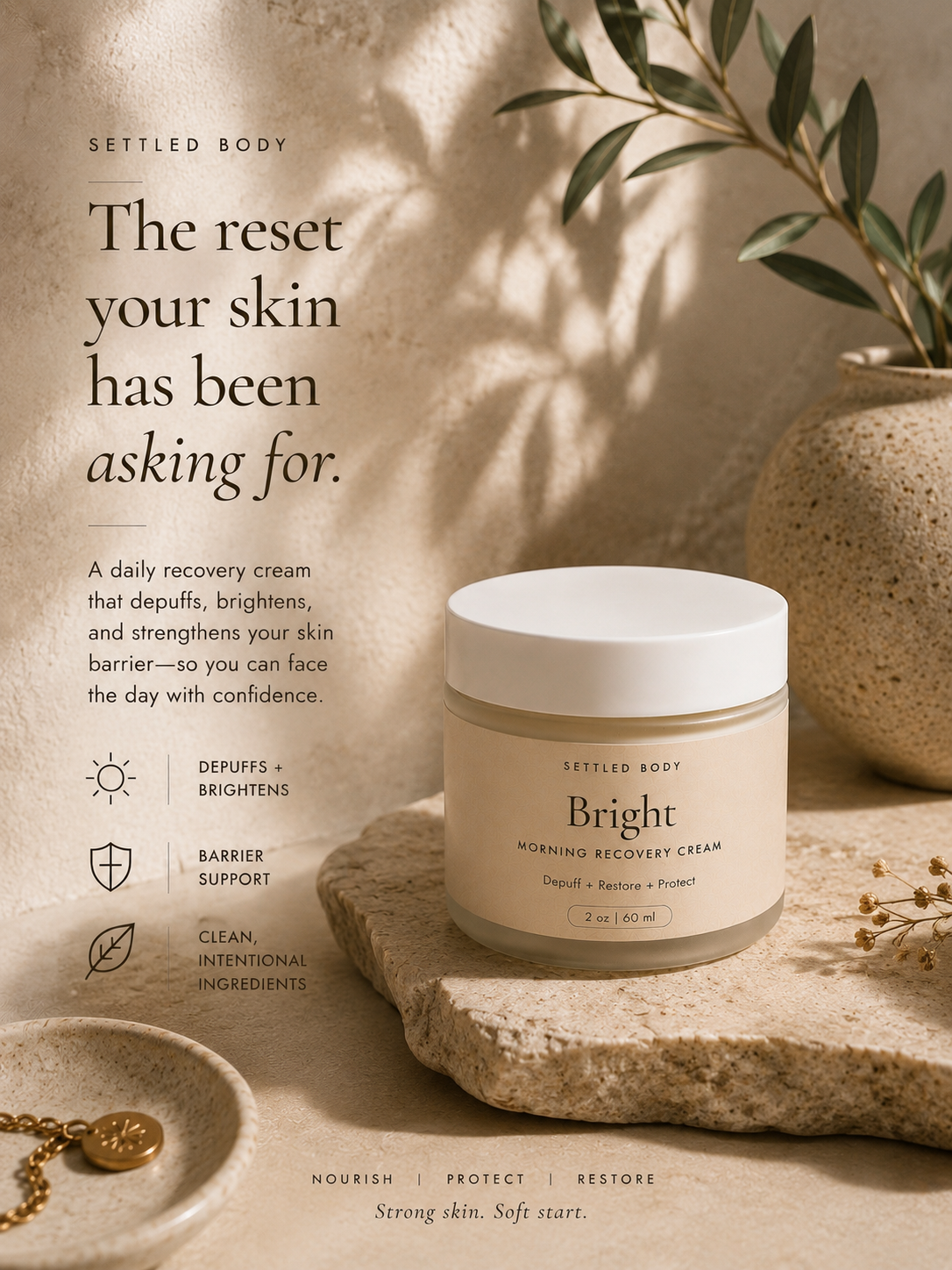 Bright — recovery you can feel